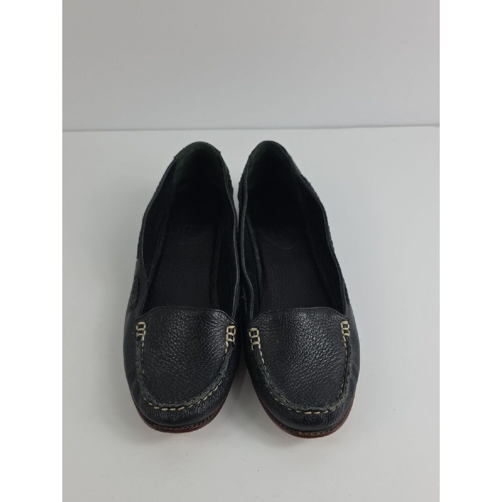 Michael Kors Black Leather Slip-On Loafers Women's Flats Size 7.5‎ - Picture 5 of 12